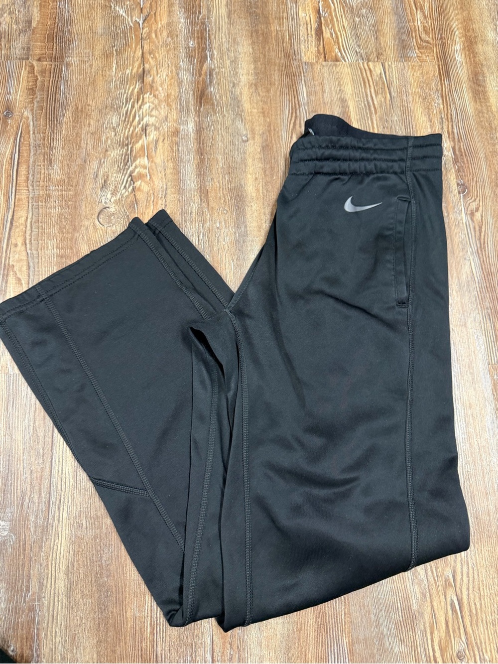 Nike black sweatpants with swoosh, size XS